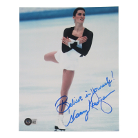 Nancy Kerrigan Signed 8x10 Photo Inscribed "Believe In Yourself!" (Beckett) at PristineAuction.com