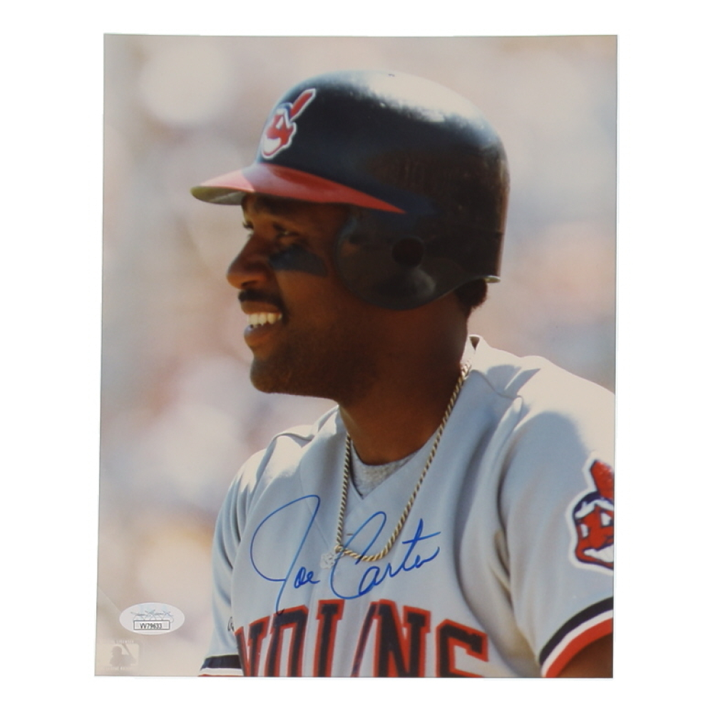 Joe Carter Signed Indians 8x10 Photo (JSA) at PristineAuction.com