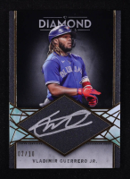 Vladimir Guerrero Jr. 2022 Topps Diamond Icons Silver Ink Autographs Black #SIVGJ #02/10 at PristineAuction.com