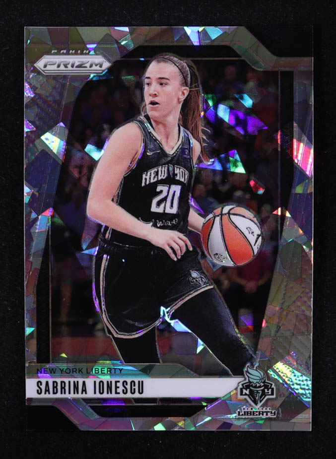 Sabrina Ionescu 2024 Panini Prizm WNBA Prizms Ice #17 at PristineAuction.com Sabrina Ionescu 2024 Panini Prizm WNBA Prizms Ice #17 at PristineAuction.com