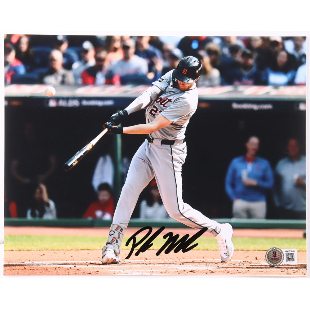 Parker Meadows Signed Tigers 8x10 Photo (Beckett) at PristineAuction.com