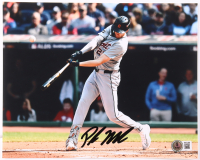 Parker Meadows Signed Tigers 8x10 Photo (Beckett) at PristineAuction.com
