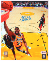 Magic Johnson Signed Lakers 8x10 Photo (Beckett) at PristineAuction.com