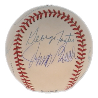ONL Baseball Signed by (6) with Pete Rose, Ken Griffey & Johnny Bench (JSA) at PristineAuction.com ONL Baseball Signed by (6) with Pete Rose, Ken Griffey & Johnny Bench (JSA) at PristineAuction.com