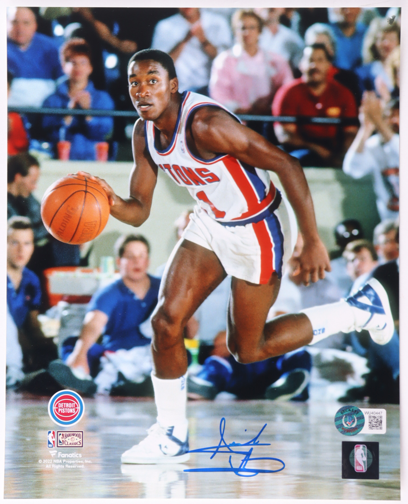 Isiah Thomas Signed Pistons 8x10 Photo (Beckett) at PristineAuction.com Isiah Thomas Signed Pistons 8x10 Photo (Beckett) at PristineAuction.com