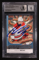 Martin Necas Signed 2024-25 Upper Deck Young Guns Renewed Series 2 #464 (BGS | Autograph Graded BGS 10) at PristineAuction.com