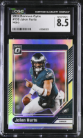 Jalen Hurts 2024 Donruss Optic Holo #158 (CGC 8.5) at PristineAuction.com