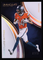 Courtland Sutton 2025 Immaculate Collection Gold #9 #07/10 at PristineAuction.com