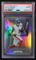 Malik Nabers 2024 Panini Prizm Deca #228 RC (PSA 8) at PristineAuction.com