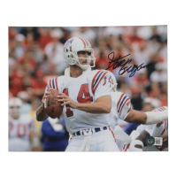 Steve Grogan Signed Patriots 8x10 Photo (Beckett) at PristineAuction.com