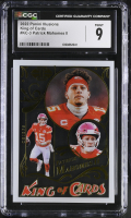 Patrick Mahomes II 2022 Panini Illusions King Of Cards #KC3 (CGC 9) at PristineAuction.com