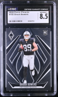 Brock Bowers 2024 Panini Phoenix #165 RC (CGC 8.5) at PristineAuction.com