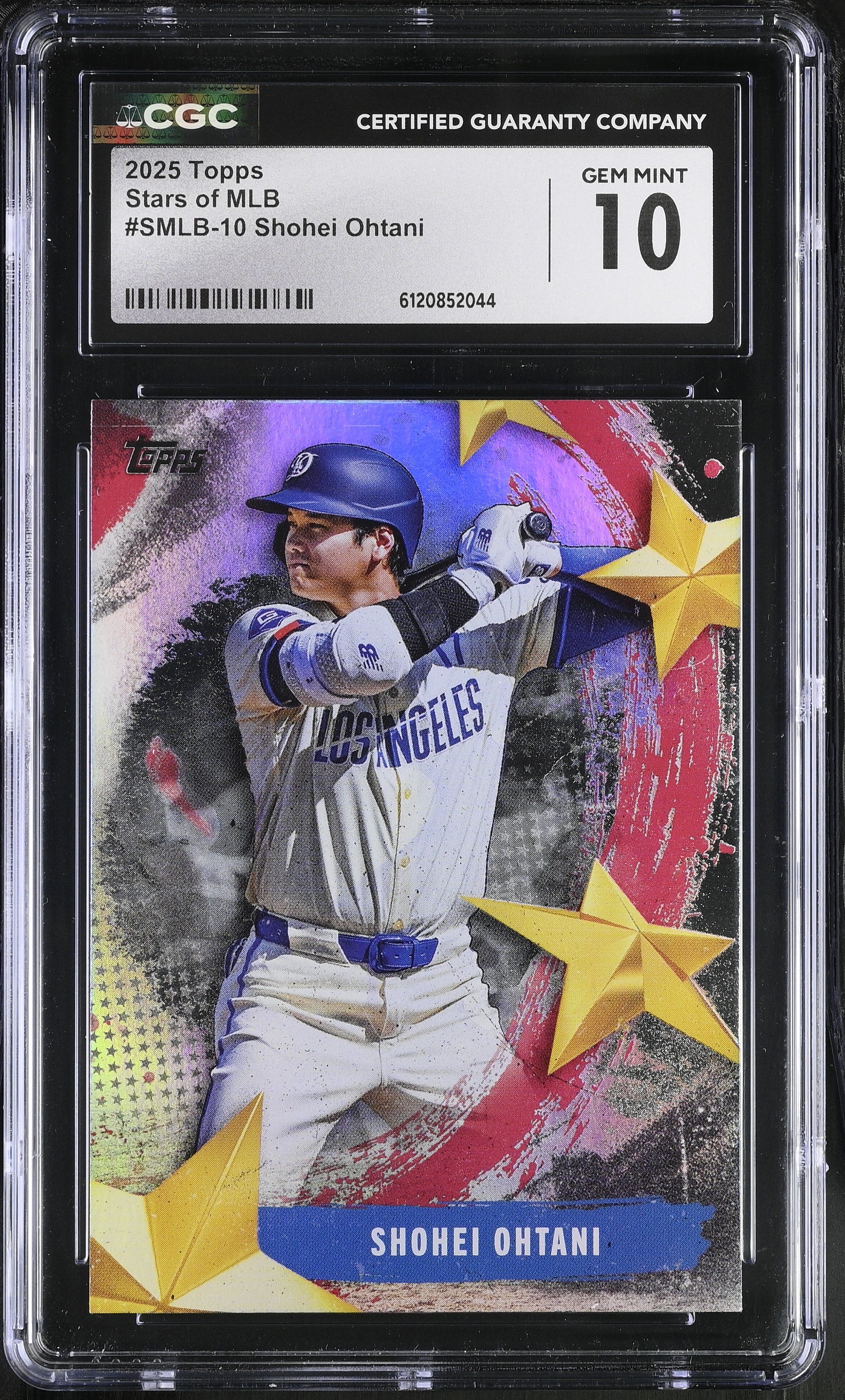Shohei Ohtani 2025 Topps Stars Of MLB #SMLB10 (CGC 10) at PristineAuction.com Shohei Ohtani 2025 Topps Stars Of MLB #SMLB10 (CGC 10) at PristineAuction.com