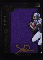 Stefon Diggs 2015 Panini Black Gold Sizeable Rookie Signatures Jerseys Player-Worn #SSRSD #124/199 at PristineAuction.com