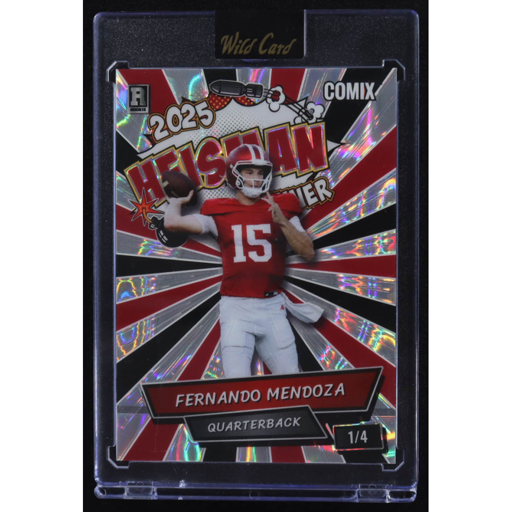 Fernando Mendoza 2025 Wild Card Comix 2025 Heisman Winner #ACHO-FM02 RC #1/4 at PristineAuction.com