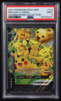 Pikachu V-Union 2019-22 Pokemon Sword and Shield Black Star Promos #SWSH141 (PSA 9) at PristineAuction.com