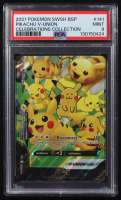 Pikachu V-Union 2019-22 Pokemon Sword and Shield Black Star Promos #SWSH141 (PSA 9) at PristineAuction.com