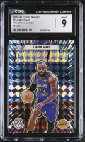 LeBron James 2024-25 Panini Mosaic Thunder Road Mosaic #3 (CGC 9) at PristineAuction.com