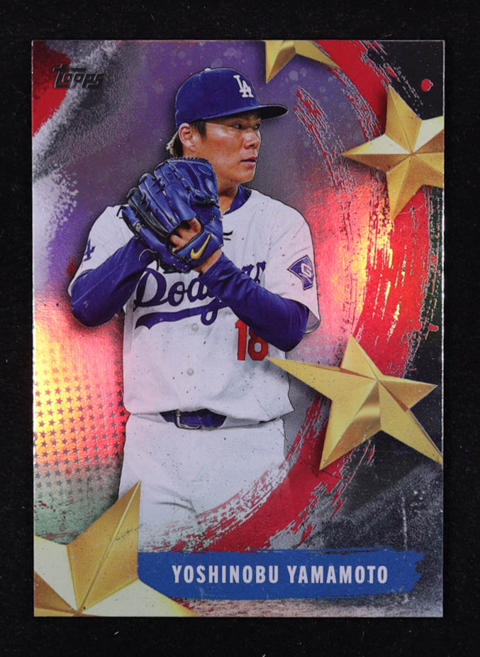 Yoshinobu Yamamoto 2025 Topps Stars Of MLB #SMLB43 at PristineAuction.com Yoshinobu Yamamoto 2025 Topps Stars Of MLB #SMLB43 at PristineAuction.com
