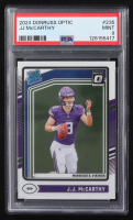 JJ McCarthy 2024 Donruss Optic #235 RR RC (PSA 9) at PristineAuction.com