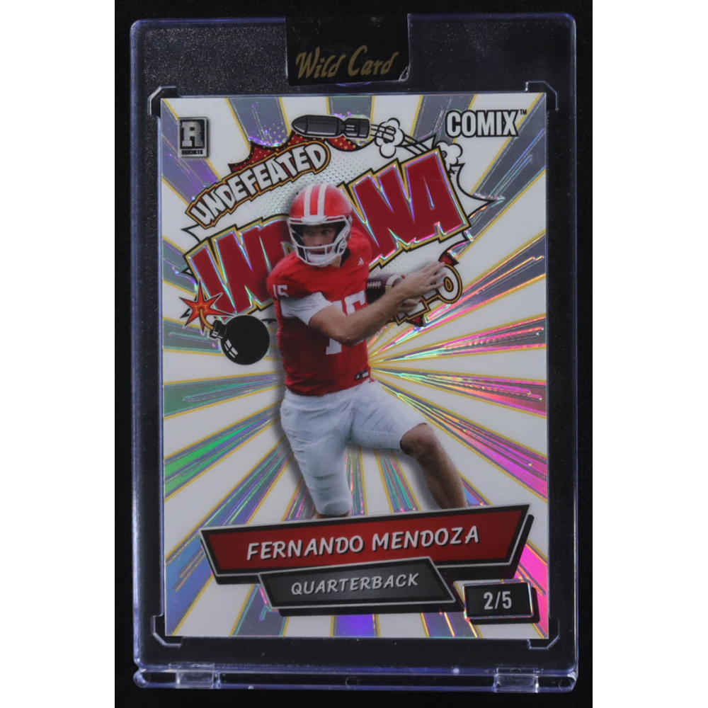 Fernando Mendoza 2025 Wild Card Comix Undefeated #ACBL-FM08 RC #2/5 at PristineAuction.com