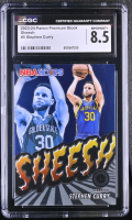 Stephen Curry 2023-24 Premium Stock Sheesh #5 (CGC 8.5) at PristineAuction.com