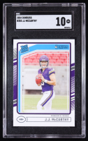 JJ McCarthy 2024 Donruss #303 RR RC (SGC 10) at PristineAuction.com