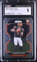 Ja'Marr Chase 2021 Panini Prizm #337 RC (CGC 9) at PristineAuction.com