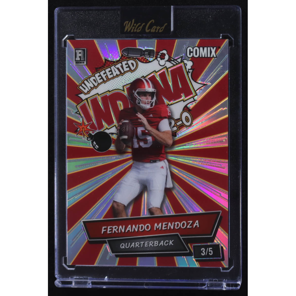 Fernando Mendoza 2025 Wild Card Comix Undefeated #ACBL-FM06 RC #3/5 at PristineAuction.com