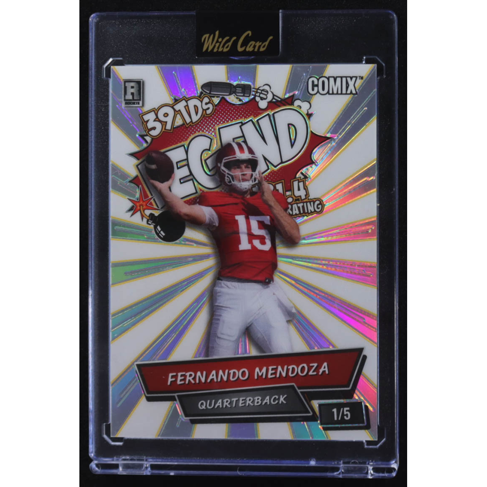 Fernando Mendoza 2025 Wild Card Comix Legend #ACBL-FM07 RC #1/5 at PristineAuction.com