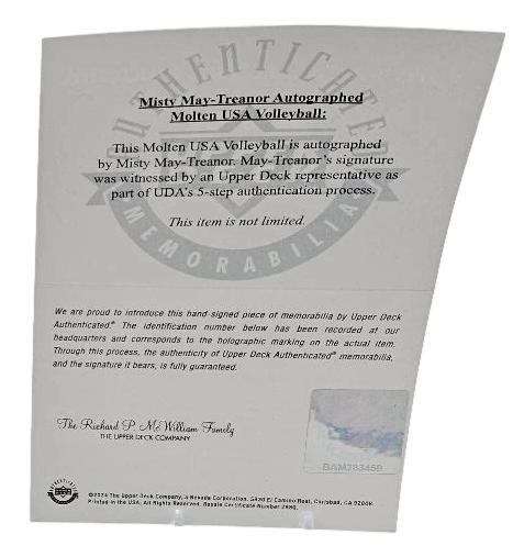 Misty May-Treanor Signed Molten USA Volleyball (UDA) at PristineAuction.com Misty May-Treanor Signed Molten USA Volleyball (UDA) at PristineAuction.com