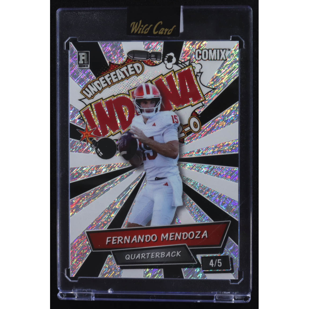 Fernando Mendoza 2025 Wild Card Comix Undefeated #ACBL-FM010 RC #4/5 at PristineAuction.com