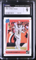 Ja'Marr Chase 2021 Donruss #262 RR RC (CGC 9) at PristineAuction.com