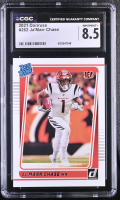Ja'Marr Chase 2021 Donruss #262 RR RC (CGC 8.5) at PristineAuction.com