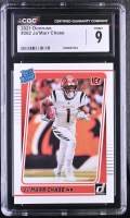 Ja'Marr Chase 2021 Donruss #262 RR RC (CGC 9) at PristineAuction.com