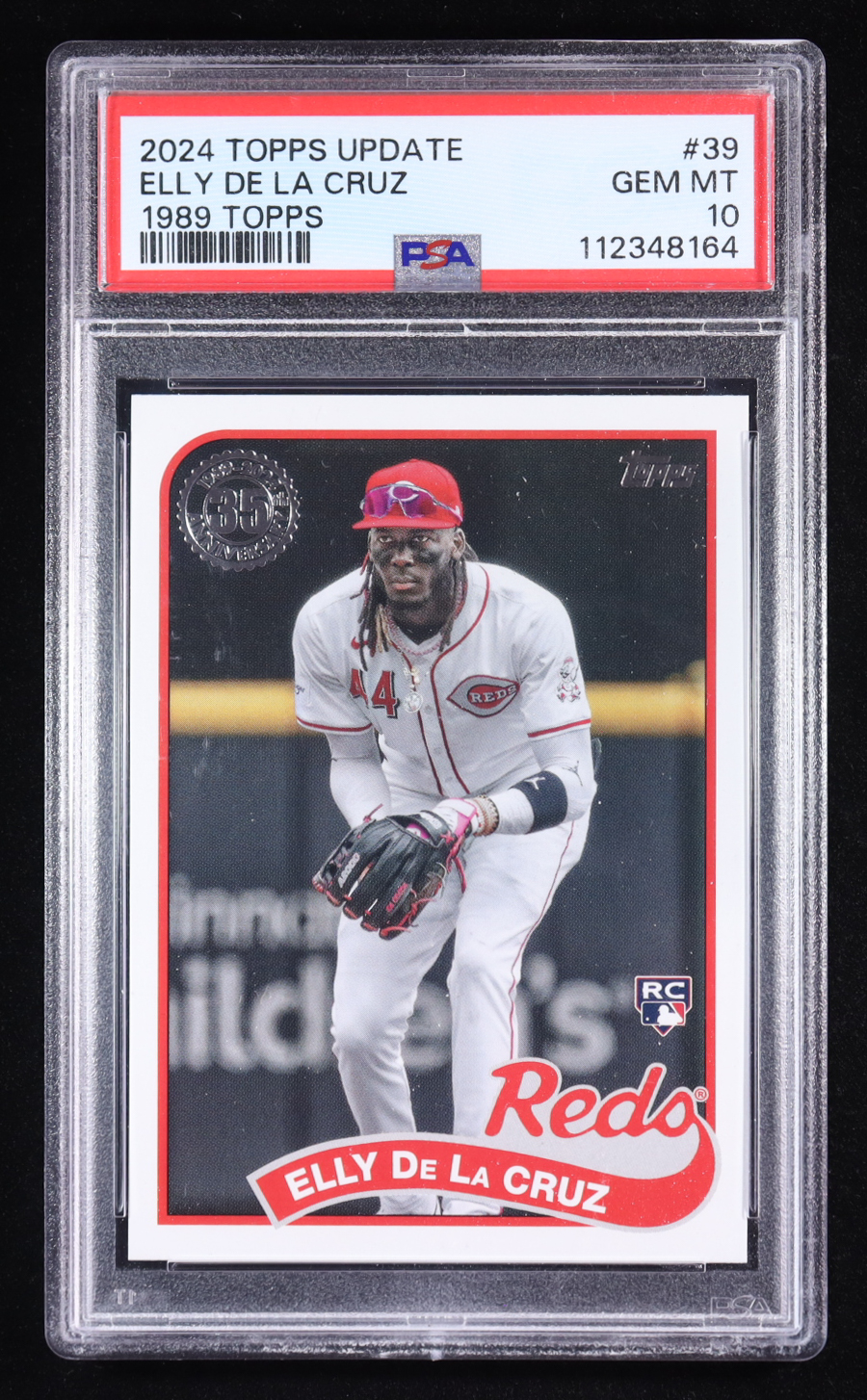 Elly De La Cruz 2024 Topps Update '89 Topps #89US39 RC (PSA 10) at PristineAuction.com Elly De La Cruz 2024 Topps Update '89 Topps #89US39 RC (PSA 10) at PristineAuction.com