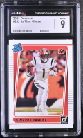 Ja'Marr Chase 2021 Donruss #262 RR RC (CGC 9) at PristineAuction.com