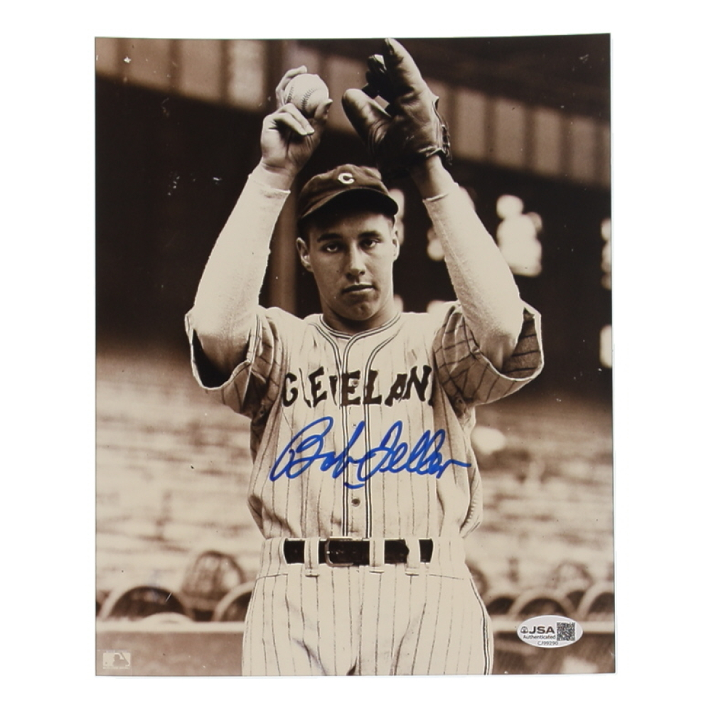 Bob Feller Signed Indians 8x10 Photo (JSA) at PristineAuction.com