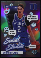 Cooper Flagg 2024-25 Bowman Chrome University Social Studies Refractors #SS1 RC at PristineAuction.com