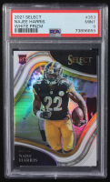 Najee Harris 2021 Select Prizm White #353 RC #3/35 (PSA 9) at PristineAuction.com