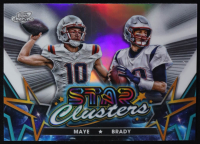 Tom Brady / Drake Maye RC 2024 Topps Cosmic Chrome Star Clusters #SCL14 at PristineAuction.com
