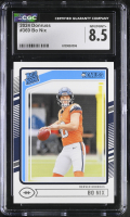 Bo Nix 2024 Donruss #369 RC (CGC 8.5) at PristineAuction.com