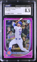 Kyle Tucker 2025 Bowman Chrome Bowman Mega Box Fuchsia Refractors #43 #179/299 (CGC 8.5) at PristineAuction.com