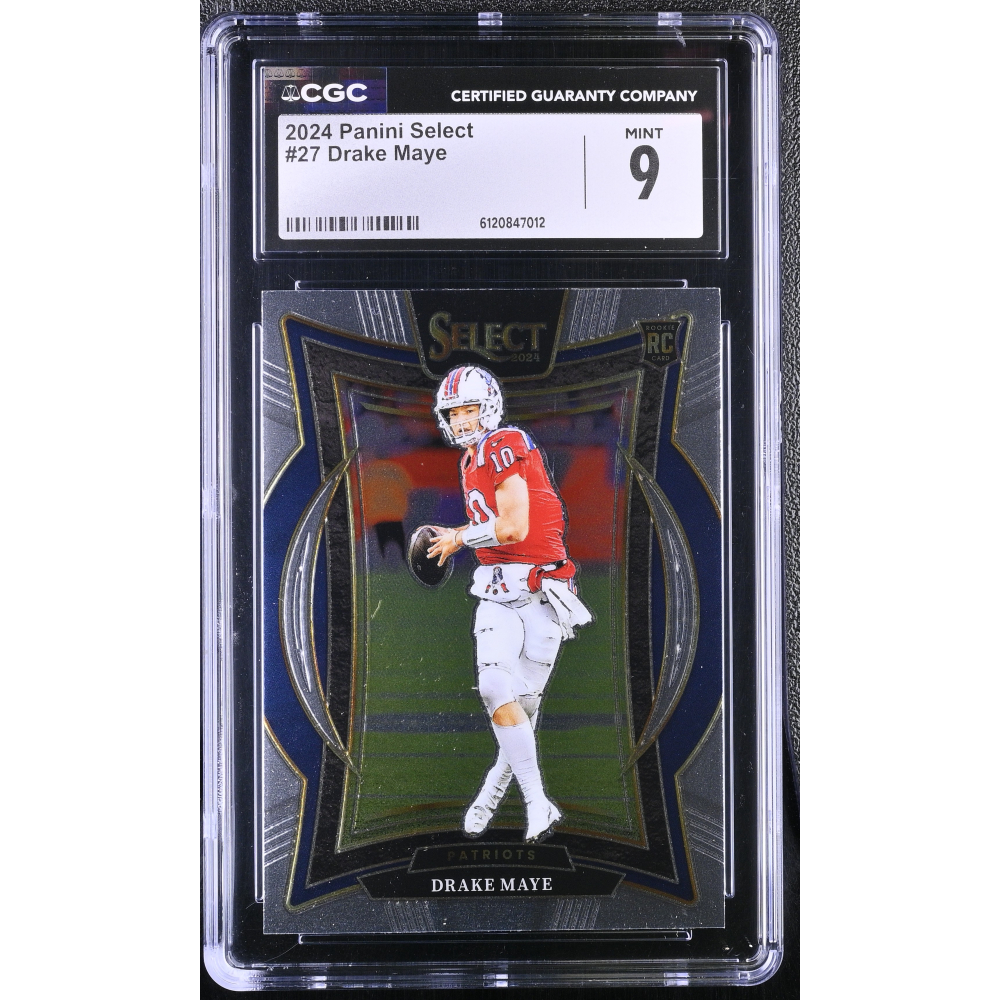Drake Maye 2024 Select #27 RC (CGC 9) at PristineAuction.com