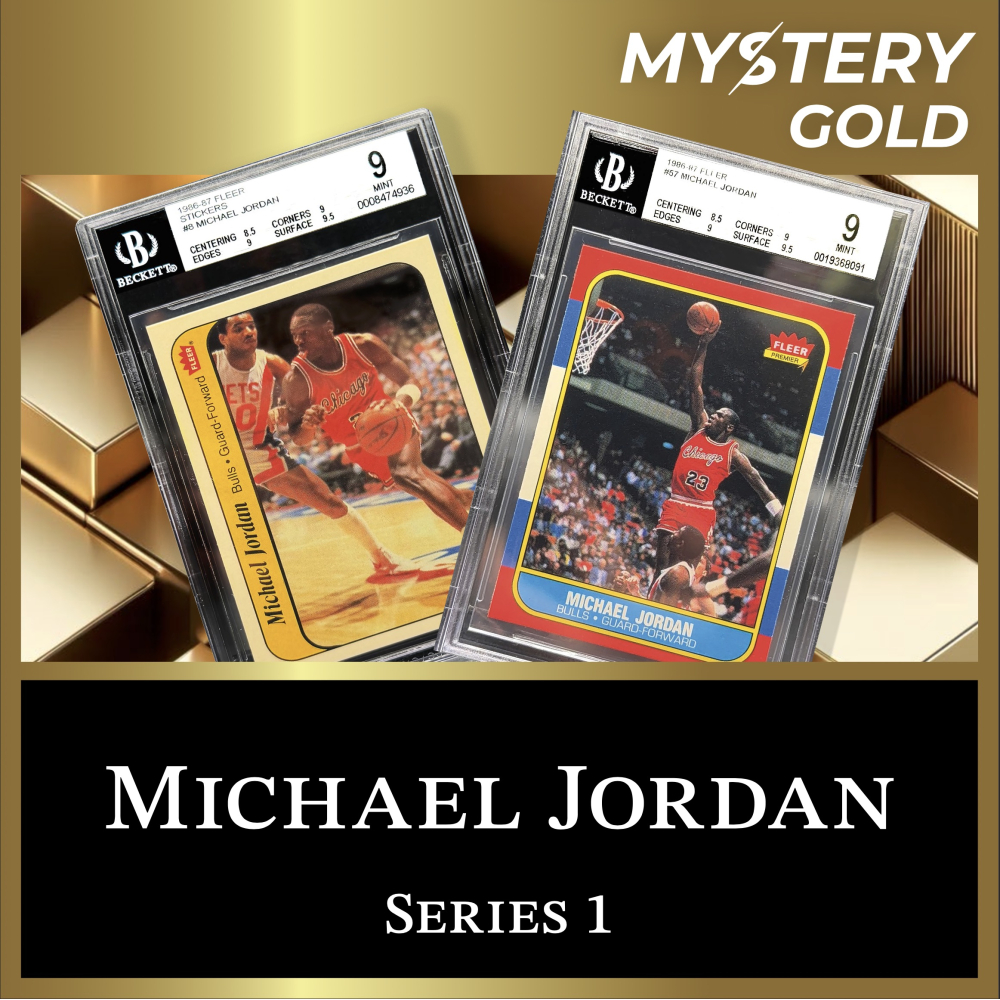 MYSTERY GOLD PRESENTS - MICHAEL JORDAN  SERIES 1 MYSTERY BOX/PACK at PristineAuction.com