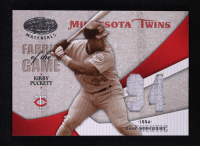 Kirby Puckett 2004 Leaf Certified Materials Fabric of the Game Jersey Year #66 #67/94 at PristineAuction.com