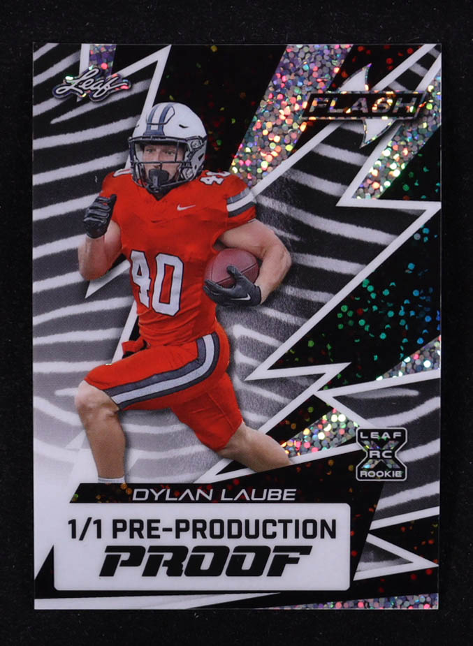 Dylan Laube 2024 Leaf Flash Sparkle Pre-Production Proof #NNO #1/1 RC at PristineAuction.com Dylan Laube 2024 Leaf Flash Sparkle Pre-Production Proof #NNO #1/1 RC at PristineAuction.com