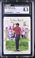 Tiger Woods 2001 Upper Deck #151 (CGC 8.5) at PristineAuction.com