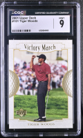 Tiger Woods 2001 Upper Deck #151 (CGC 9) at PristineAuction.com