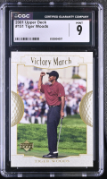 Tiger Woods 2001 Upper Deck #151 (CGC 9) at PristineAuction.com
